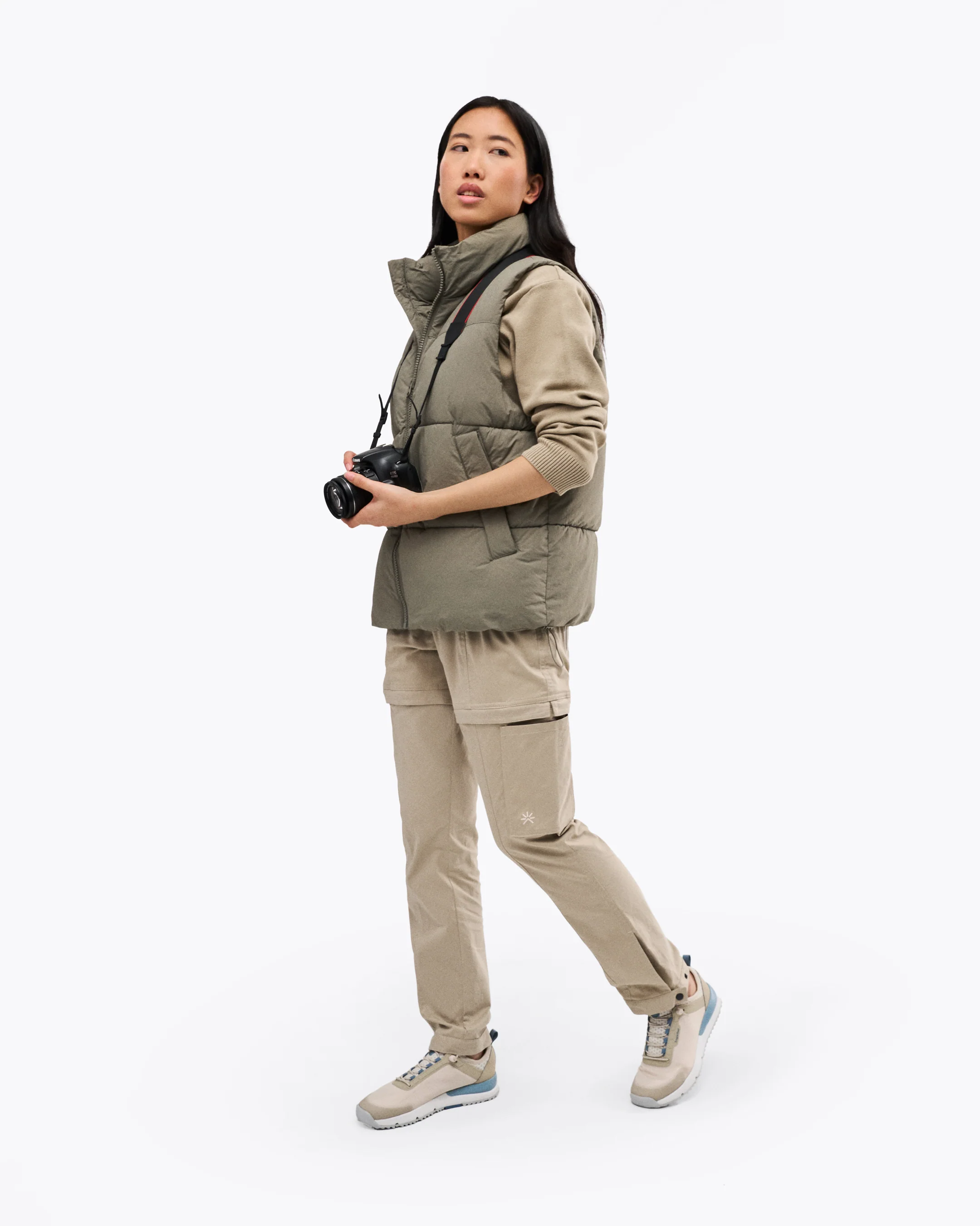 Women's ProTravel Zip-off Pant Island Fossil - Image 8